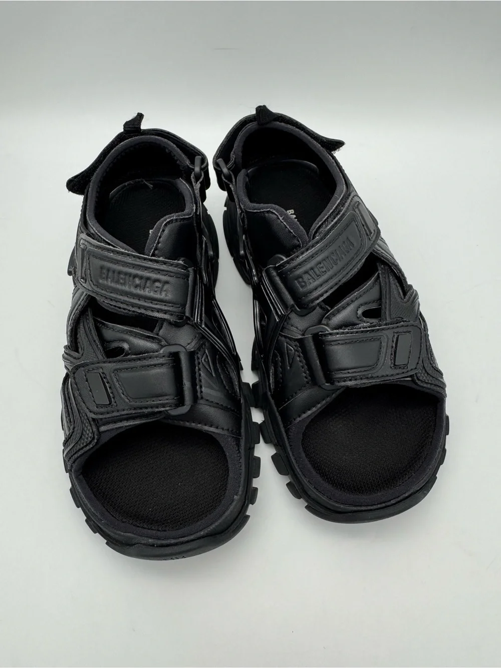 Balenciaga Track Sandals for Kids – Black – Size EU 32 / US 1 / UK 13